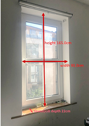 Dimensions needed for a secondary glazing quote / estimated cost
